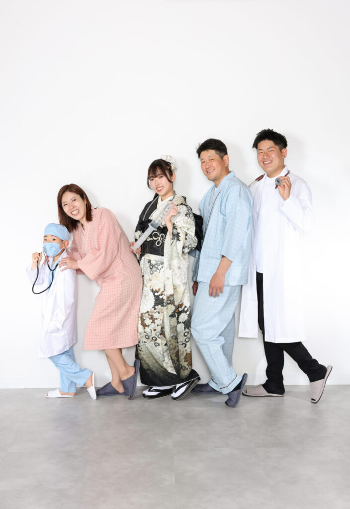 振袖富山　前撮り　成人式　ハレの日　家族写真